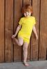 City Threads Girls Swim Boy Short Bottom UPF 50+ Comfortable Durable Soft Made in USA, Rainbow Print, 14Y view 2
