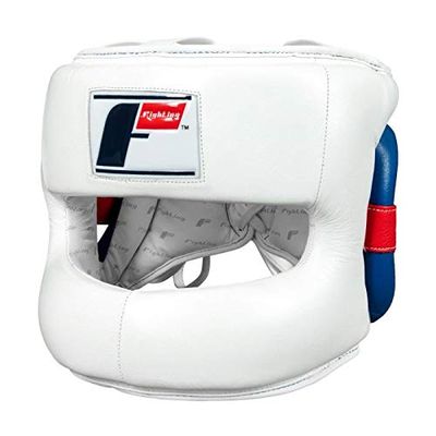 Fighting Freedom No Contact Headgear, White, Regular