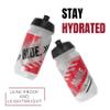 KOM Cycling Water Bottle 2 Pack. Cycling Water Bottle Set to Inspire. Includes 2 bike water bottles that fit most cages and bottle holders. BPA Free! Made in Europe view 2