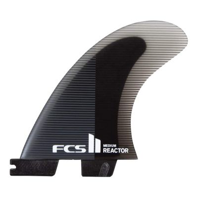 FCS II Reactor Performance Core Tri Surfboard Fins - Large/Charcoal