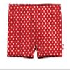 City Threads Girls Swim Shorts, UPF 50+ Swim Pants for Girls, Made in USA Swimsuit Shorts (Red/White Polka Dot, 14) view 1