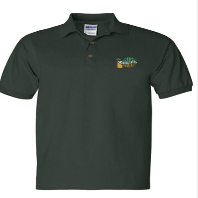 ALLNTRENDS Men's Polo T Shirt Irish Drinking Team Embroidered St Patrick's Day (XL, Forest Green)
