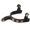 Weaver Leather Youth Spur with Flower Design, Black Floral Spot view 1