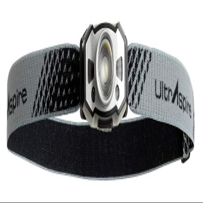 Ultraspire Lumen 300 Sidekick Headlamp (Black/Grey, 300 Lumens)
