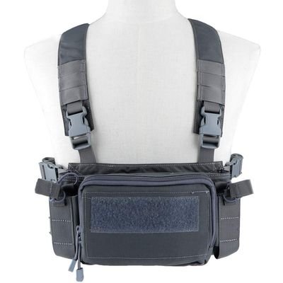 Camouflage Tactical Vest Airsoft Ammo Box Rig, and Chest Camo Downhill Tactical Vest 5.56 Inch, 0.354InchTactical Vest