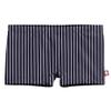 City Threads Girls Swim Shorts, UPF 50+ Swim Pants for Girls, Made in USA Swimsuit Shorts (Marine Navy w/White Stripes, 7) view 1