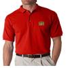 ALLNTRENDS Men's Polo T Shirt Irish Drinking Beer Embroidered St Patrick's Day (XL, Red) view 2