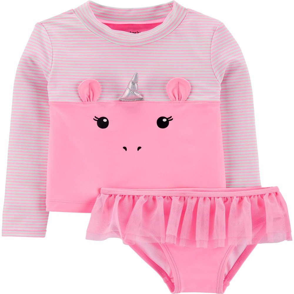 Carter's Rashguard Set (Unicorn Pink, 6m)