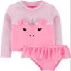 Carter's Rashguard Set (Unicorn Pink, 6m) view 1