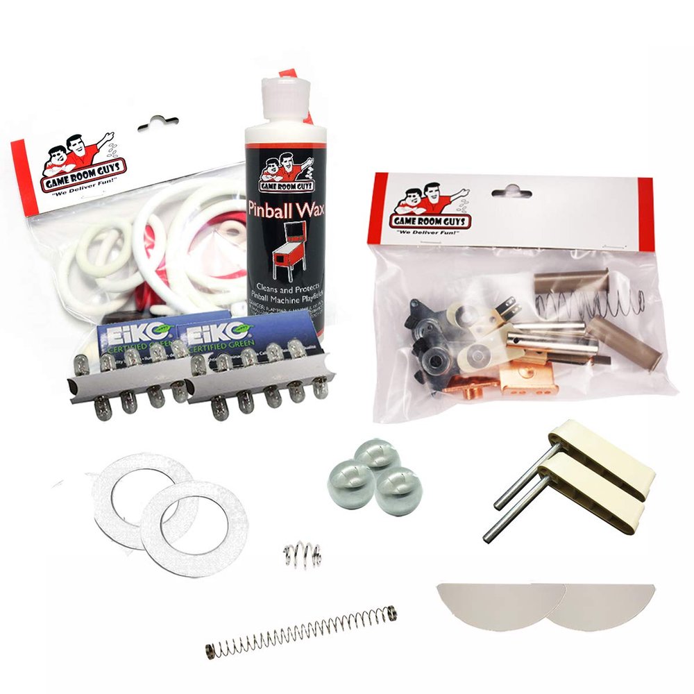 Game Room Guys 1980 Stern Nine Ball Pinball White Premium Maintenance Kit