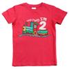 2nd Birthday Shirt boy Chugga Chugga Two Two Train im 2 Years Old Second Birthday Tshirt (US, Age, 3 Years, Red) view 1