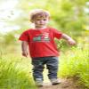 2nd Birthday Shirt boy Chugga Chugga Two Two Train im 2 Years Old Second Birthday Tshirt (US, Age, 3 Years, Red) view 3