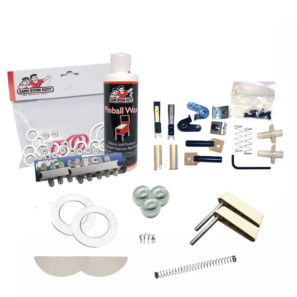 Game Room Guys 1976 Bally Flip Flop Pinball White Premium Maintenance Kit