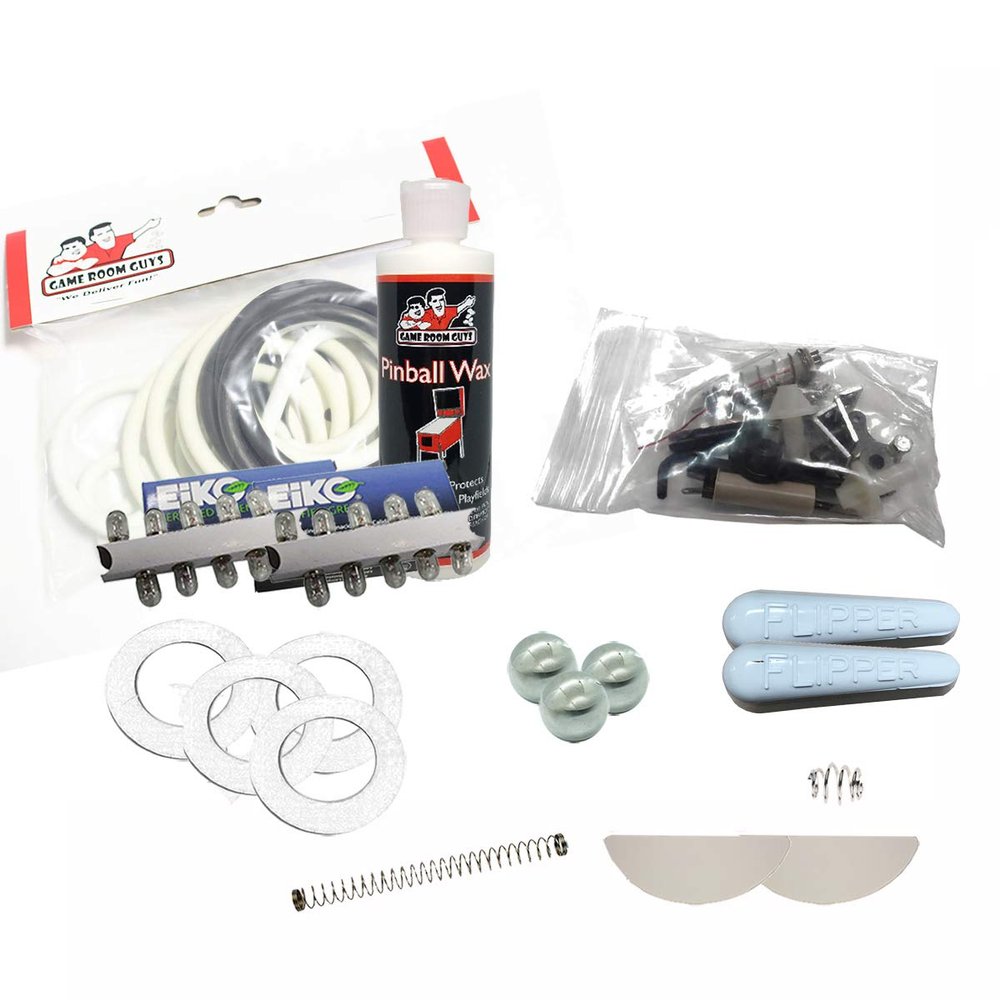 Game Room Guys 1969 Bally On Beam Pinball White Premium Maintenance Kit