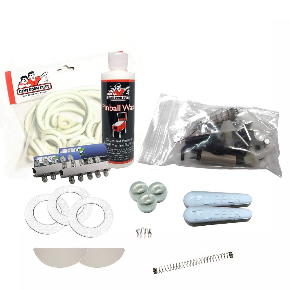 Game Room Guys 1968 Bally Dogies Pinball White Premium Maintenance Kit
