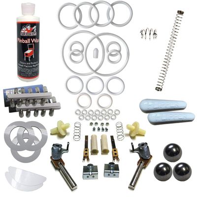 Game Room Guys 1968 Williams Pit Stop Pinball White Premium Maintenance Kit