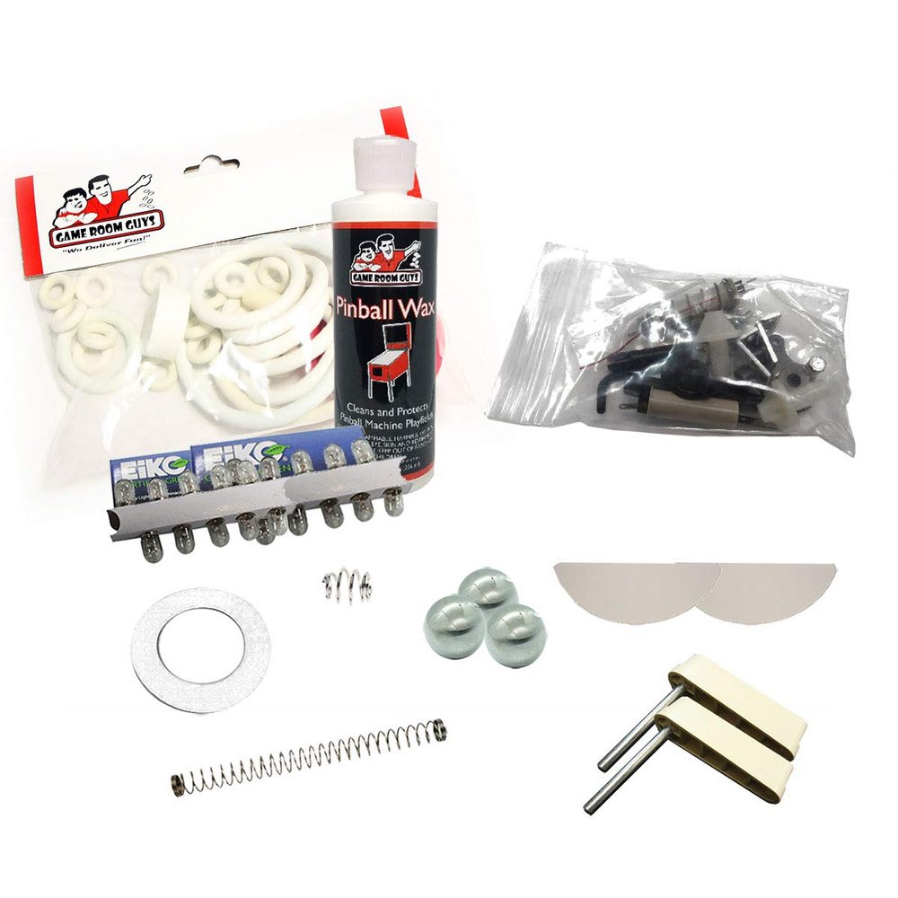 Game Room Guys 1974 Bally Boomerang Pinball White Premium Maintenance Kit