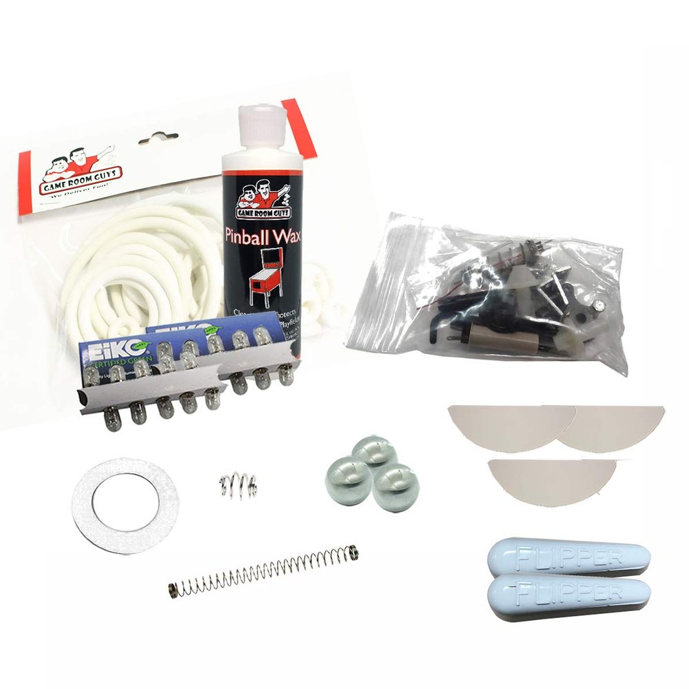 Game Room Guys 1965 Bally Loop The Loop Pinball White Premium Maintenance Kit