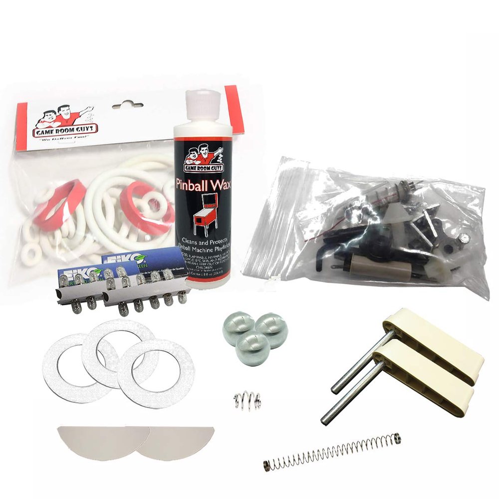 Game Room Guys 1973 Bally Monte Carlo Pinball White Premium Maintenance Kit