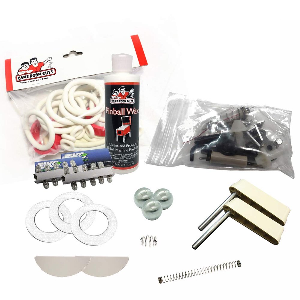 Game Room Guys 1971 Bally Firecracker Pinball White Premium Maintenance Kit