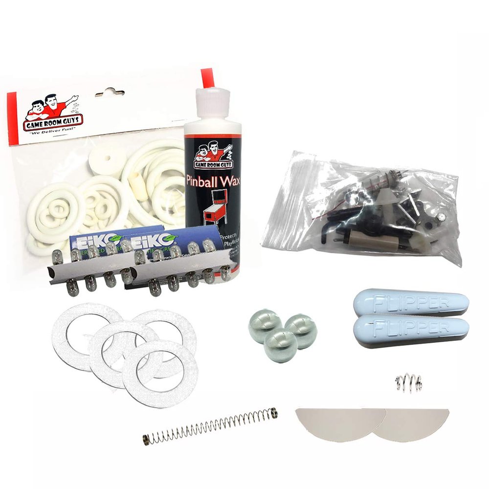 Game Room Guys 1966 Bally Gold Rush Pinball White Premium Maintenance Kit