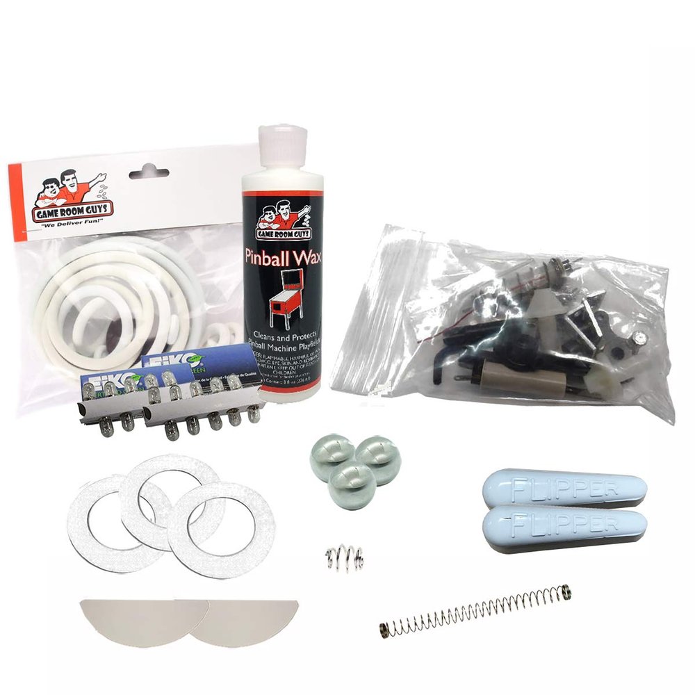 Game Room Guys 1969 Bally Alligator Pinball White Premium Maintenance Kit