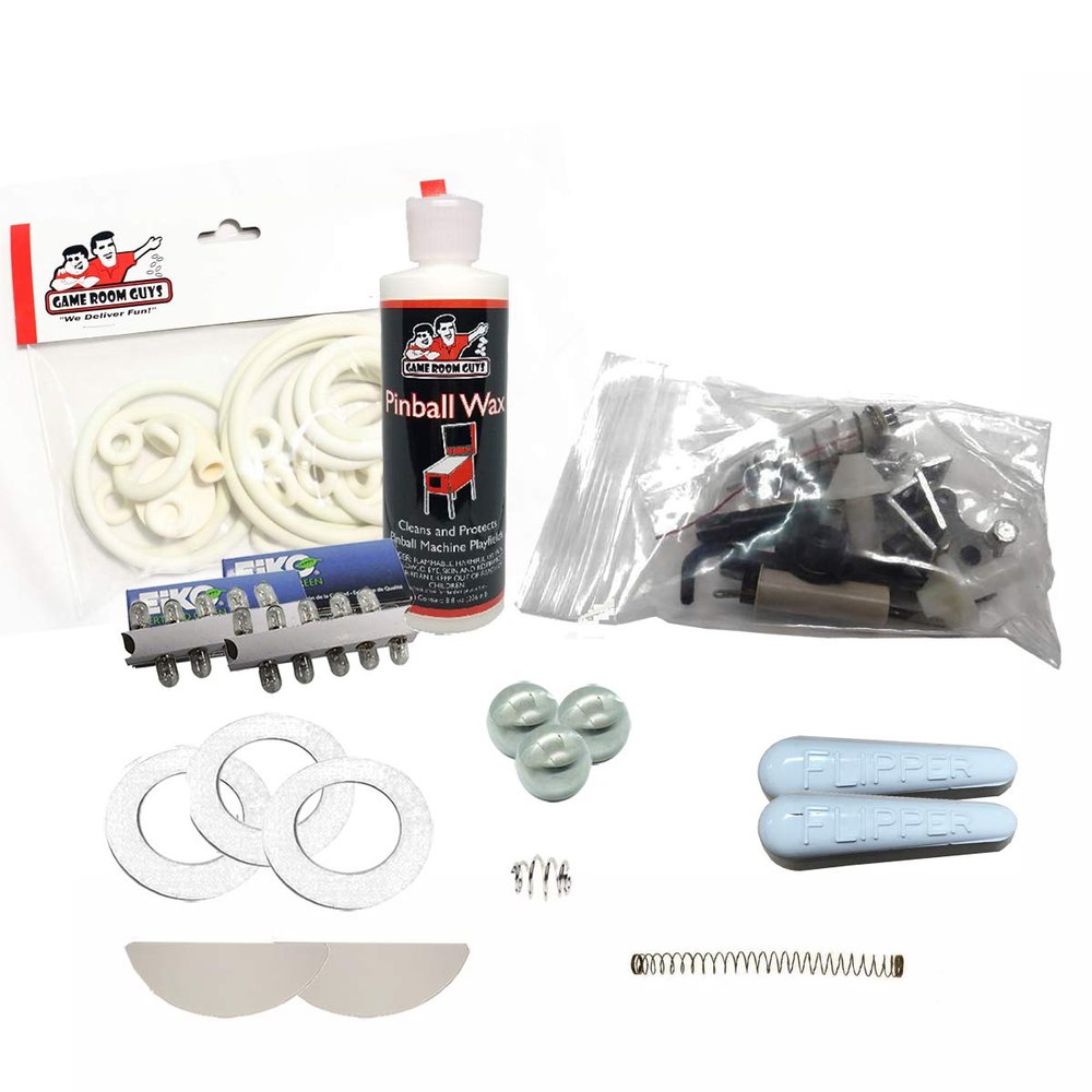 Game Room Guys 1963 Bally Hootenanny Pinball White Premium Maintenance Kit