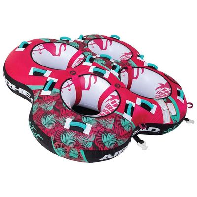 AIRHEAD Blast | 4 Rider Towable Tube for Boating with Dual Tow Points