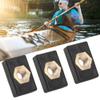 Rack Mount Nuts, Multi-Material Construction Boat Mounting Hardware, 6-Piece Kit for Canoe Kayak Boat Owners and Watercraft Repair Scenarios view 4