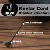 9KM DWLIFE Black Braided Kevlar Cord, 500-1500lb, Heavy Duty Huge Kite String, Model Rocket, Paracord, Fishing Assist Cord, Camping, Hiking, Outdoor Survival Rope view 3