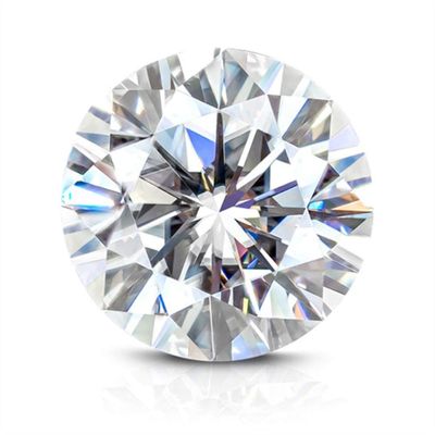 5.5mm 0.6carart Moissanite Forever One White D Color VVS1 Round Cut Moissanite Stone Loose Gemstone Excellent Cut
