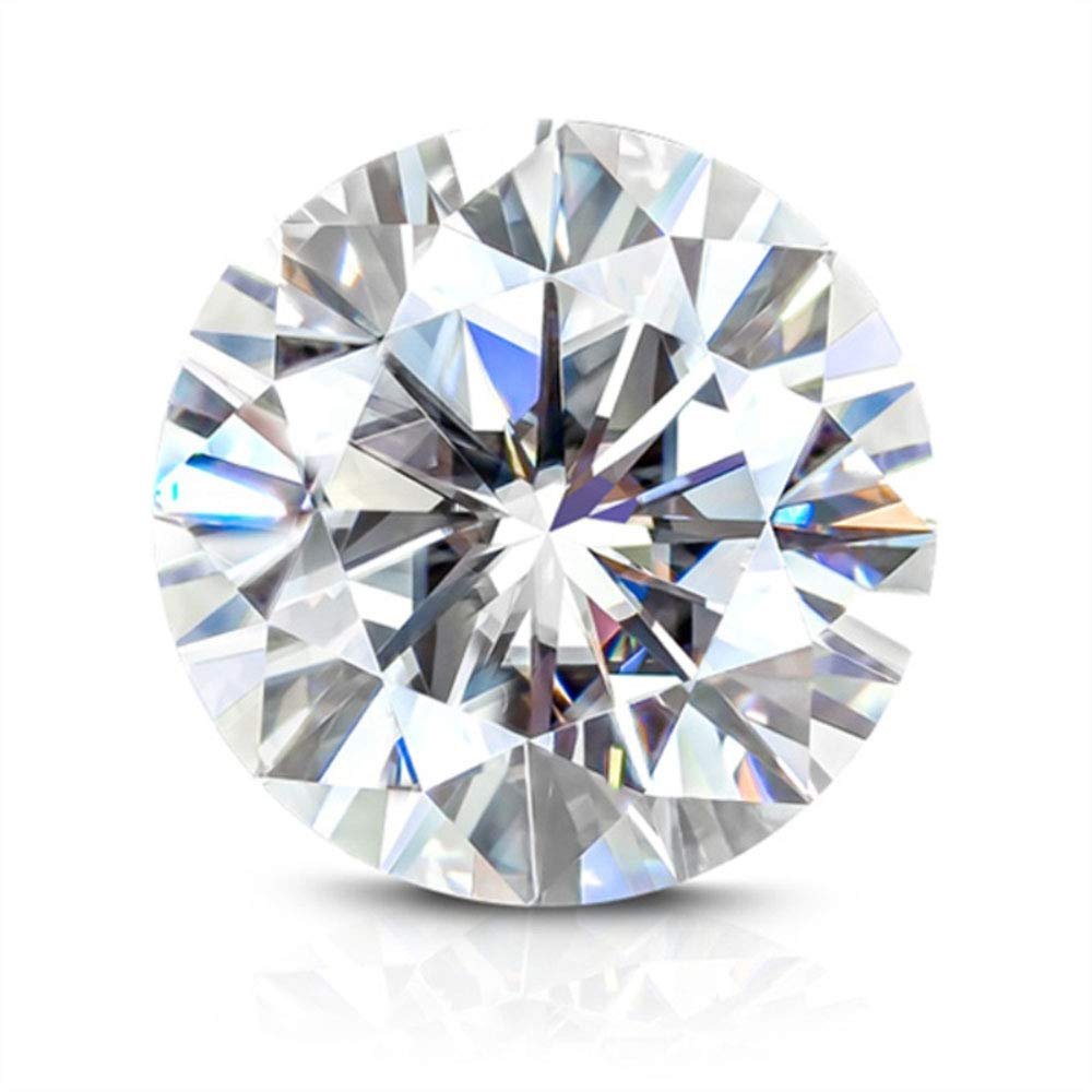 5.5mm 0.6carart Moissanite Forever One White D Color VVS1 Round Cut Moissanite Stone Loose Gemstone Excellent Cut