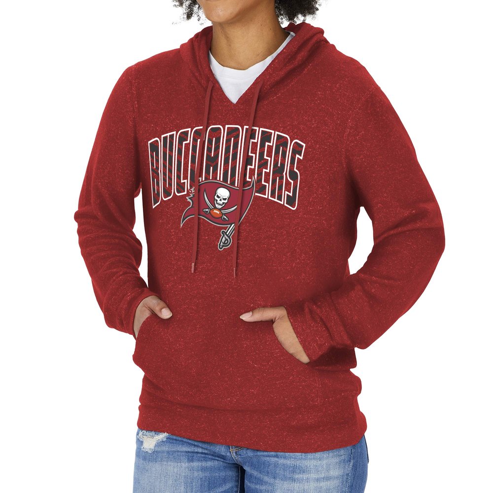 Zubaz Women's Officially Licensed NFL Soft Hoodie - Tampa Bay Buccaneers - X-Small