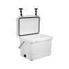 Coastland Bay Series Cooler Premium Everyday Use Insulated Rotomolded Cooler, Small Ice Chest for Tight Spaces, Soccer Games, & Tailgates, White, 25 QT view 3
