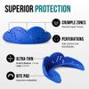 SISU Aero Small Mouthguard, Royal Blue - 30% Stronger Protection for Lacrosse, Football, Hockey, Roller Derby, Team Sports - Remoldable Up to 20 Times - Ultra Slim - Non Toxic view 3