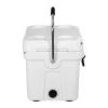 Coastland Bay Series Cooler Premium Everyday Use Insulated Rotomolded Cooler, Small Ice Chest for Tight Spaces, Soccer Games, & Tailgates, White, 15 QT view 3