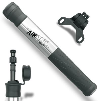 SKS Germany Airflex Racer Bicycle Mini Pump, Silver