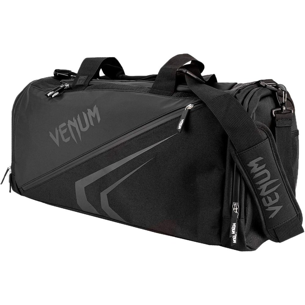 Venum Trainer Lite Evo Sports Bags - Black/Black