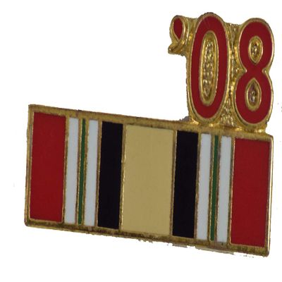 2008 IRAQ PIN OR HAT PIN - Size 7/8" - VETERAN OWNED BUSINESS
