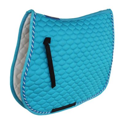 Professional Equine Horse English Quilted Contoured All-Purpose Trail Saddle Pad Turquoise 7296TR