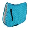 Professional Equine Horse English Quilted Contoured All-Purpose Trail Saddle Pad Turquoise 7296TR view 1
