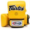 Fairtex TGO3 Muay Thai Boxing Gloves for Men, Women, Kids | Special Open Thumb Design | MMA Gloves| Premium Quality, Light Weight & Shock Absorbent Boxing Gloves (Yellow/XLarge) view 1