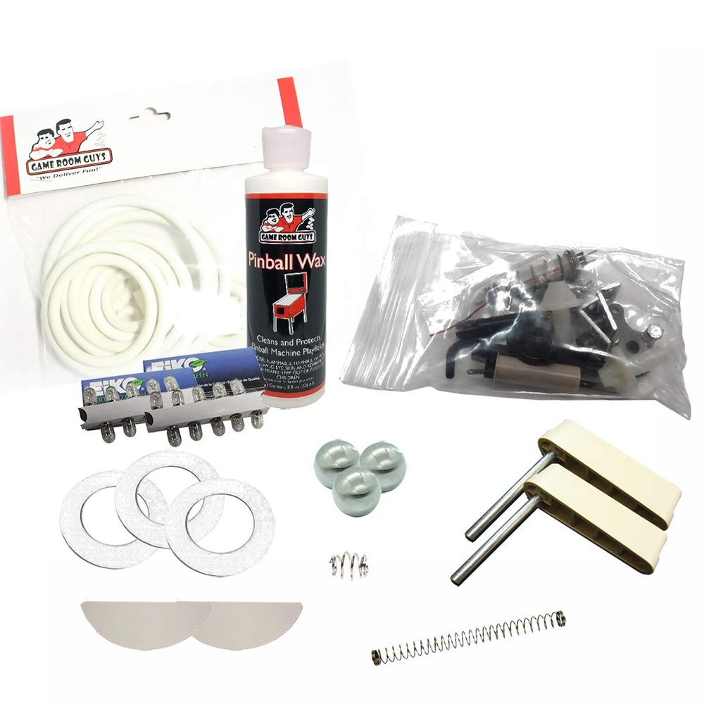 Game Room Guys 1971 Bally Four Million BC Pinball White Premium Maintenance Kit