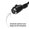 Kryptonite KryptoFlex Bike Lock Cable, 2FT/6FT/10FT Long 12mm Thick Heavy Duty Braided Steel Cable Anti-Theft Security Lock for Outdoor Equipment, Combination/Key Bike Lock view 3