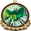 2.6" St. Patrick's Day Banner Gold Medal, Happy St. Patrick's Day Trophy Medal Awards, Great Lucky Shamrock Themed Prizes for Kids 50 Pack Prime view 2