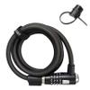 Kryptonite KryptoFlex Bike Lock Cable, 2FT/6FT/10FT Long 12mm Thick Heavy Duty Braided Steel Cable Anti-Theft Security Lock for Outdoor Equipment, Combination/Key Bike Lock view 1
