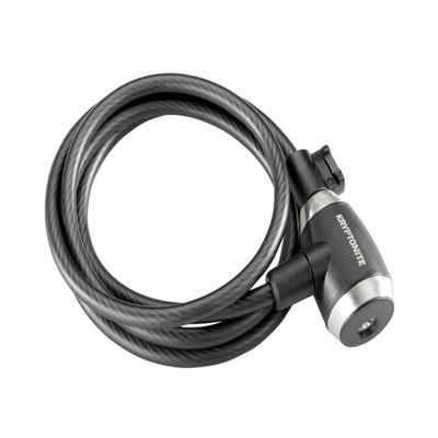 Kryptonite KryptoFlex Bike Lock Cable, 5FT Long 8mm Thick Braided Steel Cable Anti-Theft Security Lock for Outdoor Equipment, Combination/Key Bike Lock