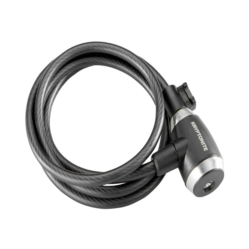 Kryptonite KryptoFlex Bike Lock Cable, 5FT Long 8mm Thick Braided Steel Cable Anti-Theft Security Lock for Outdoor Equipment, Combination/Key Bike Lock