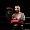 Kruzak Muay Thai Kick Pad for Training, Kicking Strike Shield for Kickboxing Martial Arts Sparring Taekwondo Muay Thai MMA Karate and Combat Sports (Black/Red, Single Pack) view 4