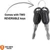 Kryptonite KryptoFlex Bike Lock Cable, 2FT/6FT/10FT Long 12mm Thick Heavy Duty Braided Steel Cable Anti-Theft Security Lock for Outdoor Equipment, Combination/Key Bike Lock view 3